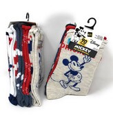 Wholesale - 9-11 4PK MICKEY MOUSE TRUE ORIGINAL CREWS, UPC: 701570991209
